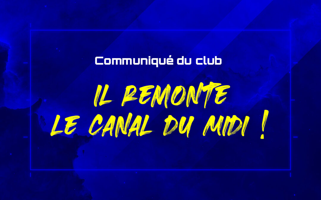 Il remonte le Canal du Midi !