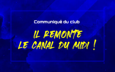 Il remonte le Canal du Midi !
