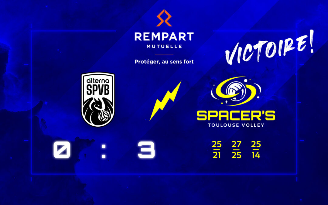 Pour les Spacer’s la passe de 3